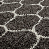 The Rugs - Moroccan Dark Grey Shaggy Rug | 640