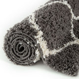 The Rugs - Moroccan Dark Grey Shaggy Rug | 640