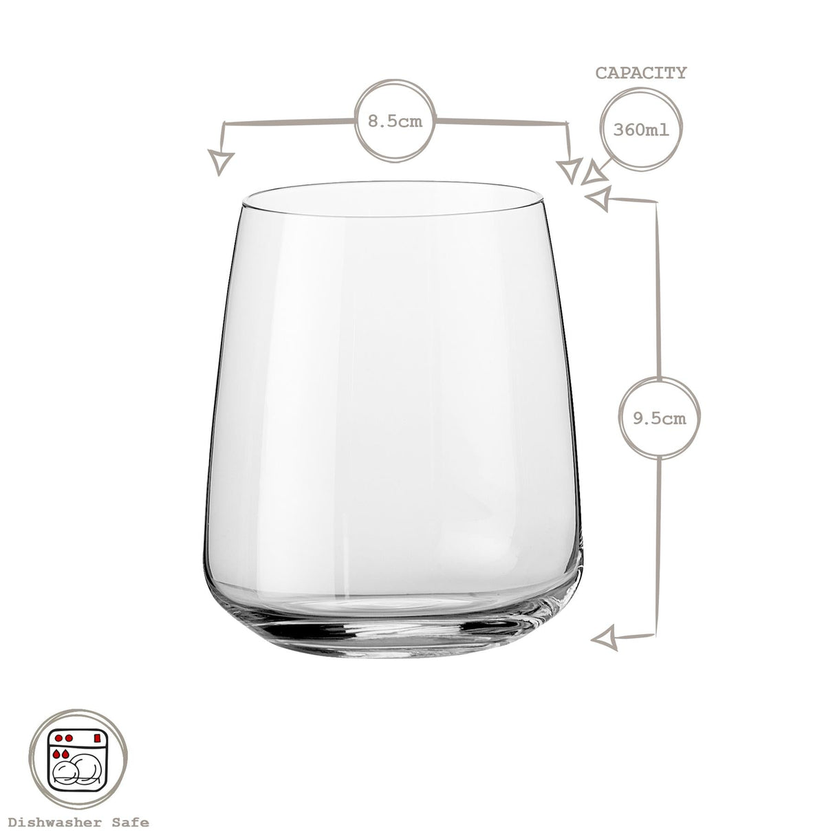 Rinkit Nexo Glassware Set - 12 Piece