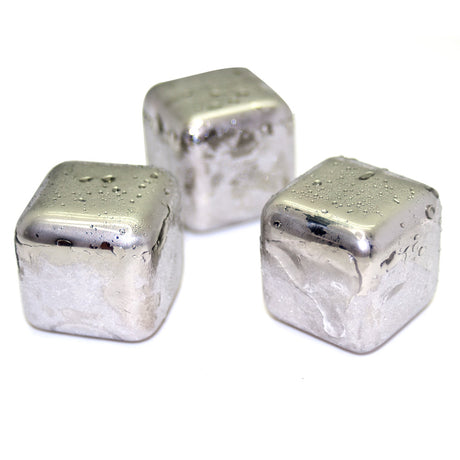 Jeray Bar Originale Large Rocks of Steel Ice Cubes (Pack Of 6)