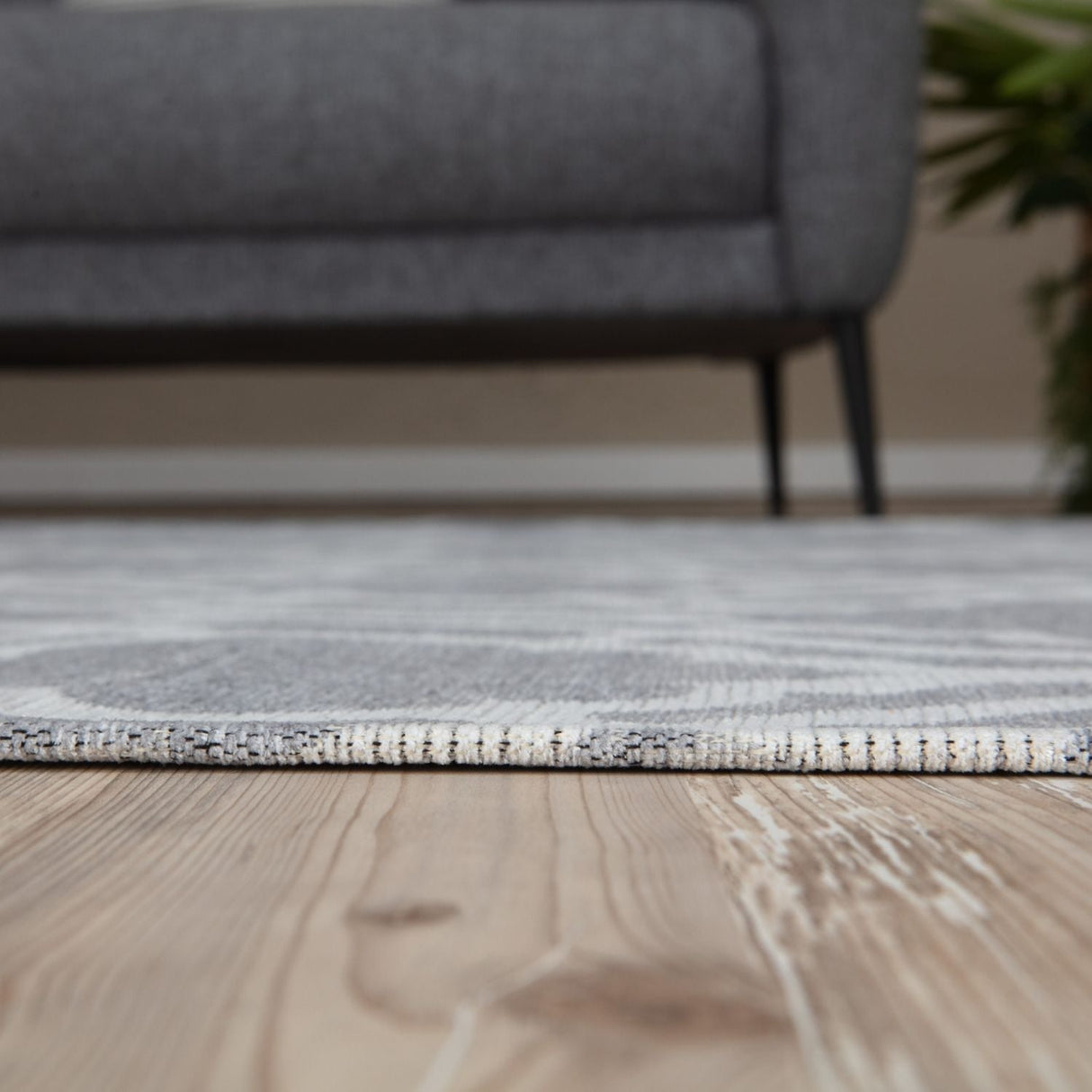 The Rugs Washable Rug Carina Grey 6901G