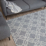 The Rugs Washable Rug Carina Grey 6901G