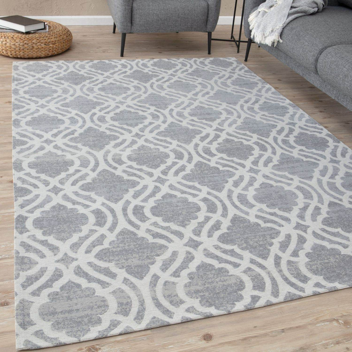 The Rugs Washable Rug Carina Grey 6901G