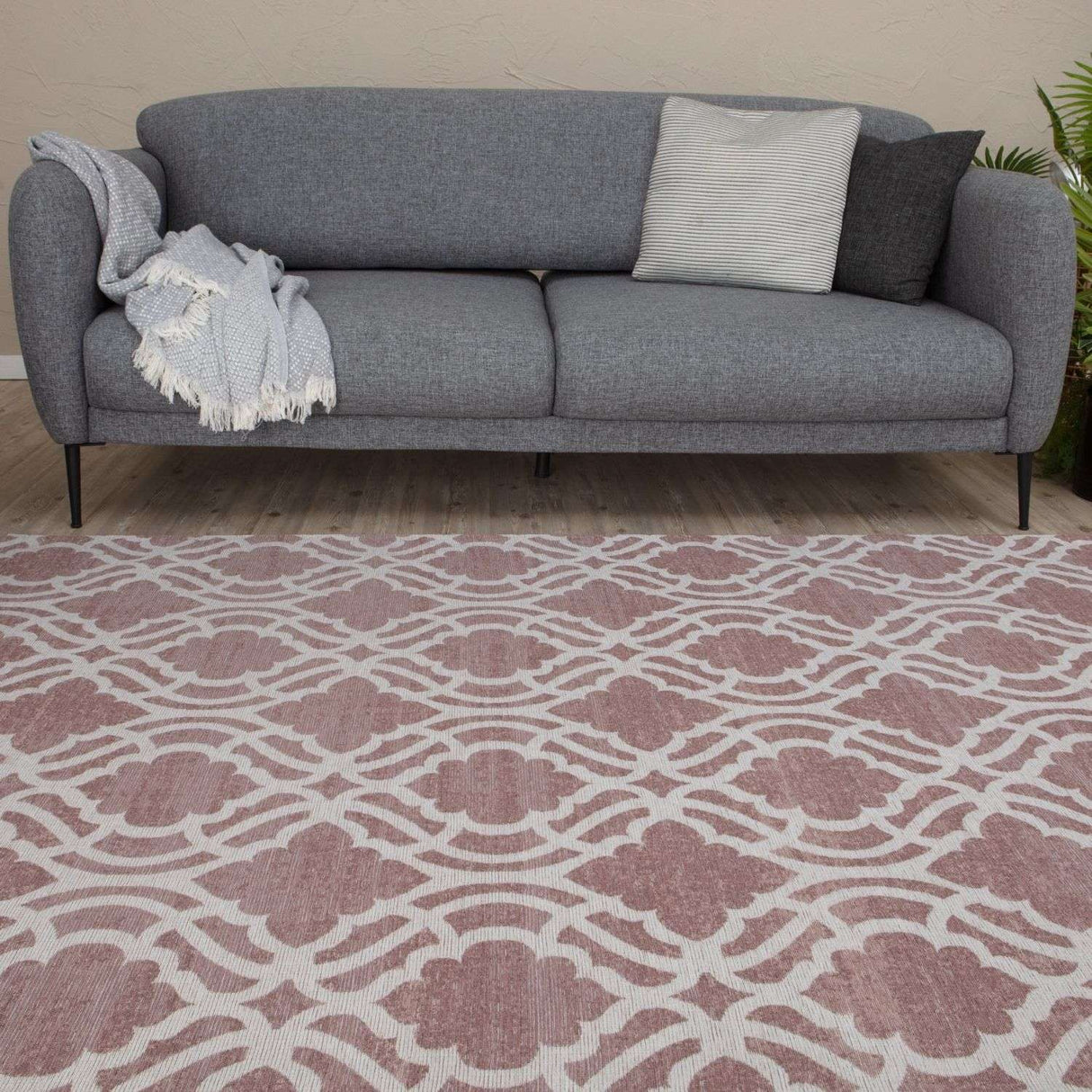 Washable Rug Carina Pink by The Rug