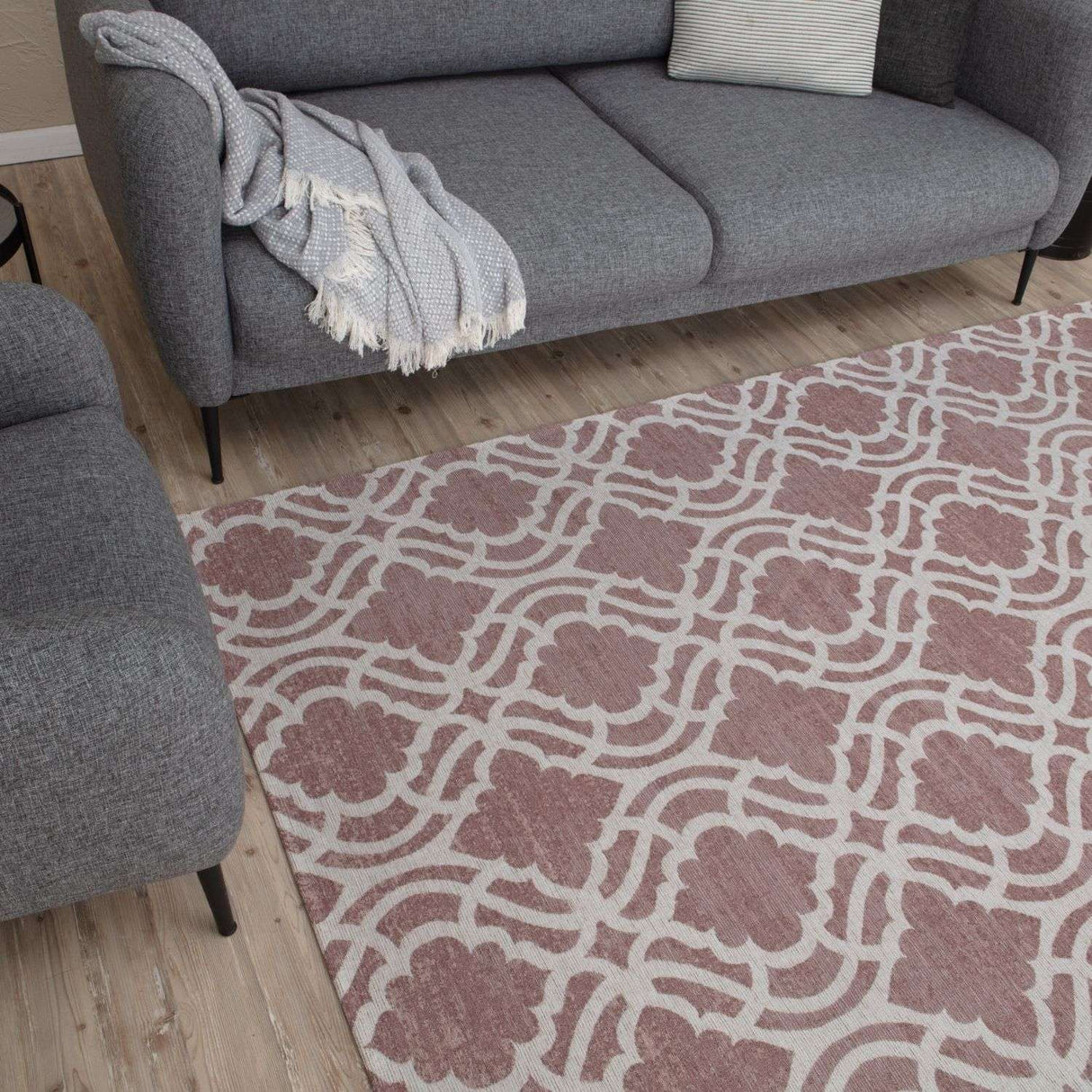 Washable Rug Carina Pink by The Rug