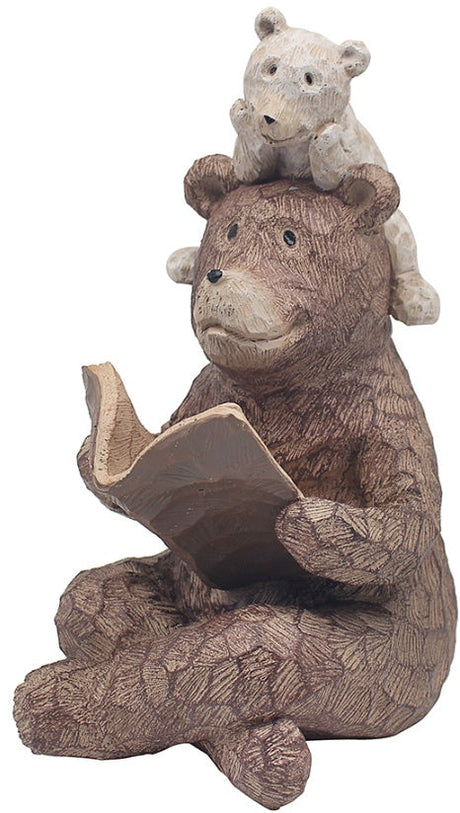 Blush & Bale Story Time Bear Ornament Décor