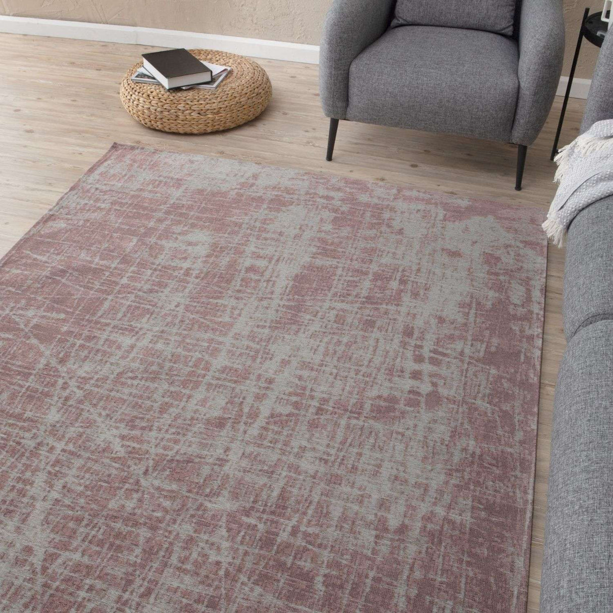 Machine Washable Rug Carina Pink – Stylish & Non‑Slip