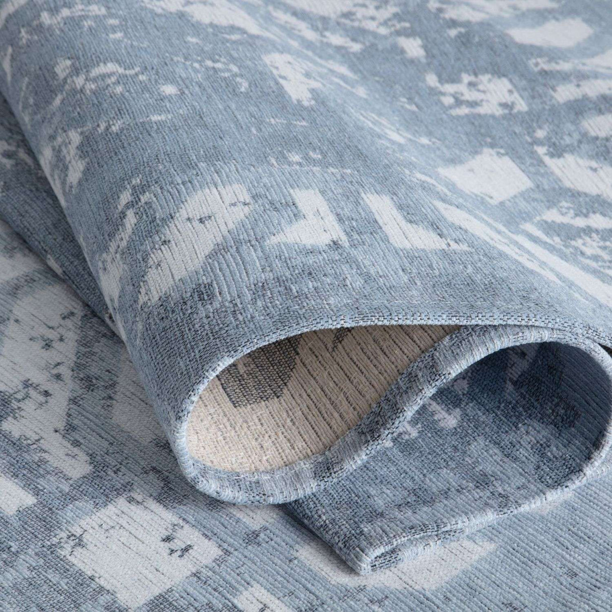 The Rugs Washable Rug Carina Blue 6931B