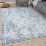The Rugs Washable Rug Carina Blue 6931B