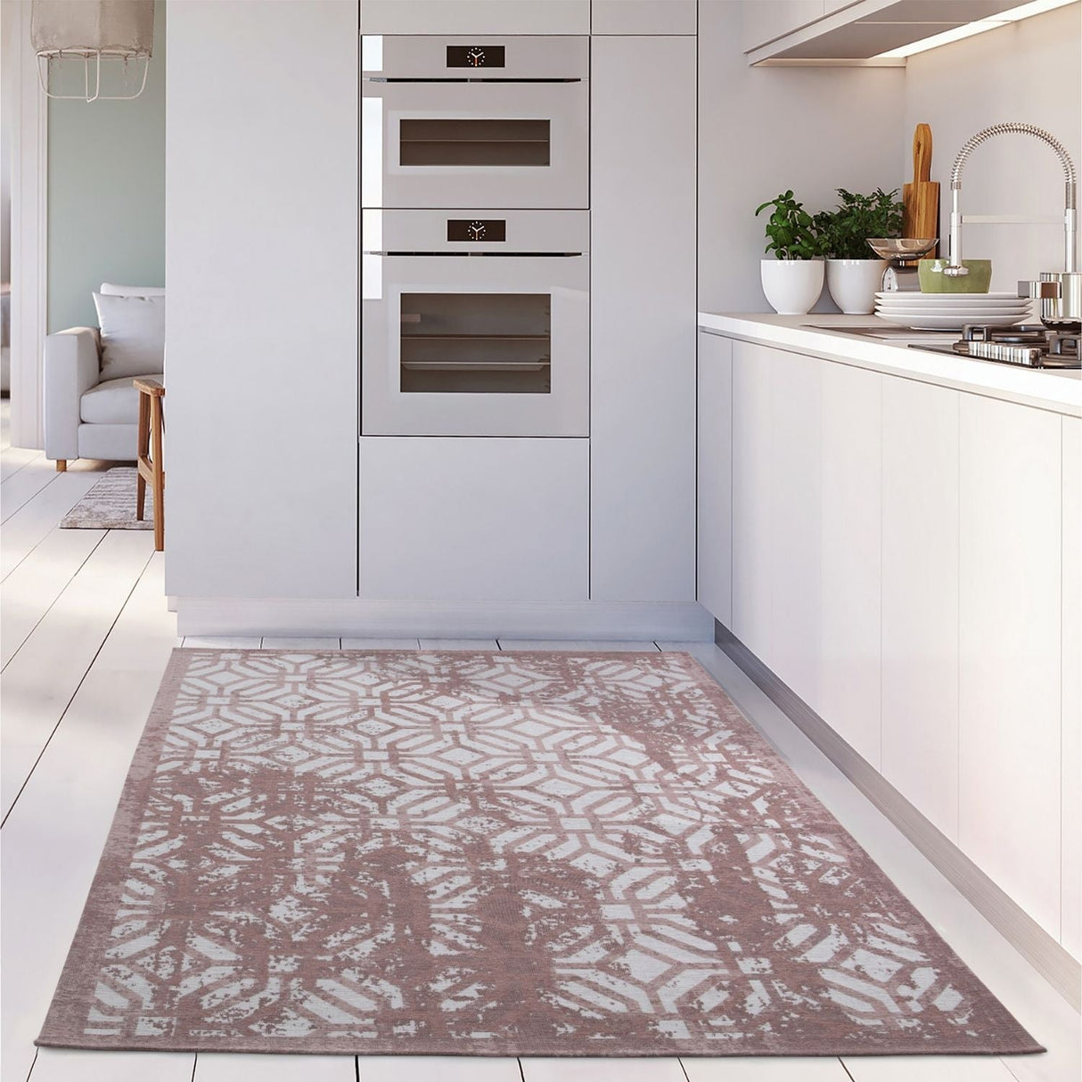 The Rugs Washable Rug Carina - Pink