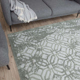 The Rugs Washable Rug Carina Green | 6934