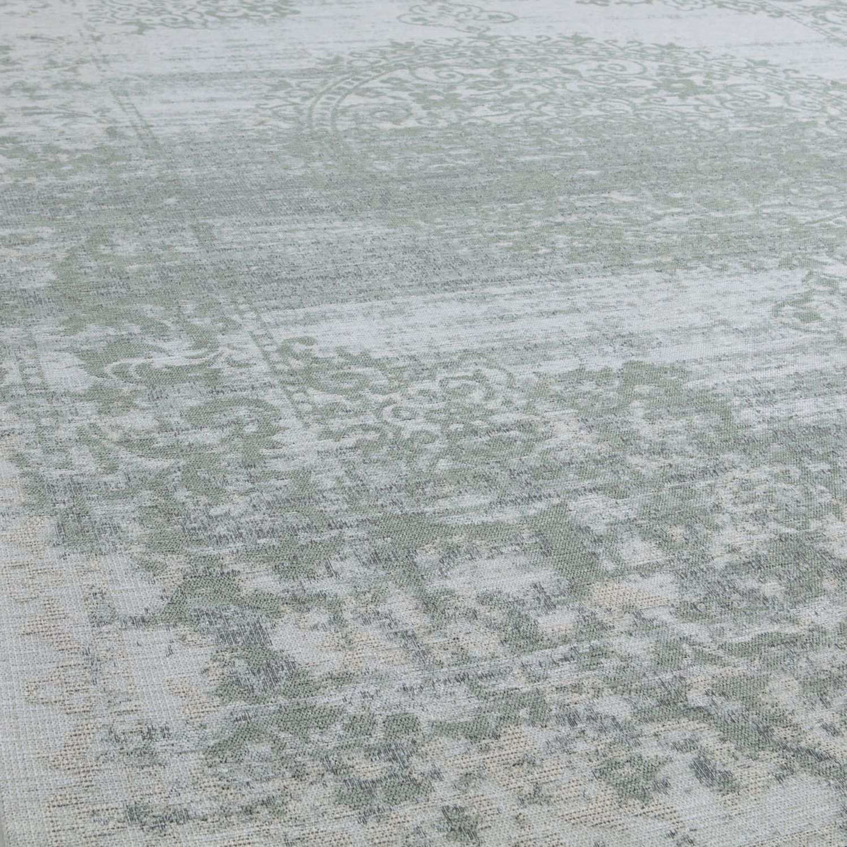 The Rugs Washable Carina Green 6944 Rug