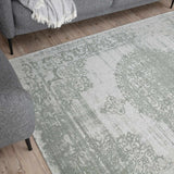 The Rugs Washable Carina Green 6944 Rug
