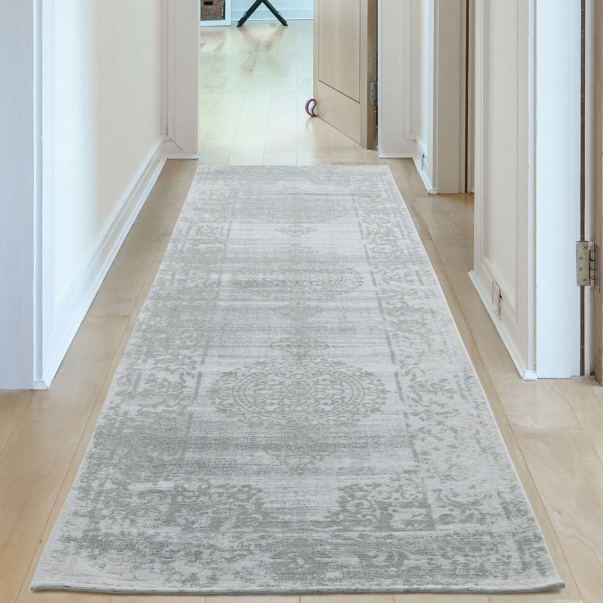 The Rugs Washable Carina Green 6944 Rug
