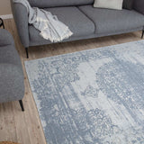 Washable Rug Carina Blue 6945 by The Rugs