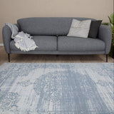 Washable Rug Carina Blue 6945 by The Rugs