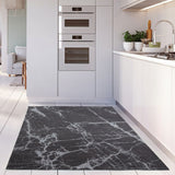The Rugs Washable Rug Carina Dark Grey 6952D