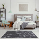 The Rugs Washable Rug Carina Dark Grey 6952D