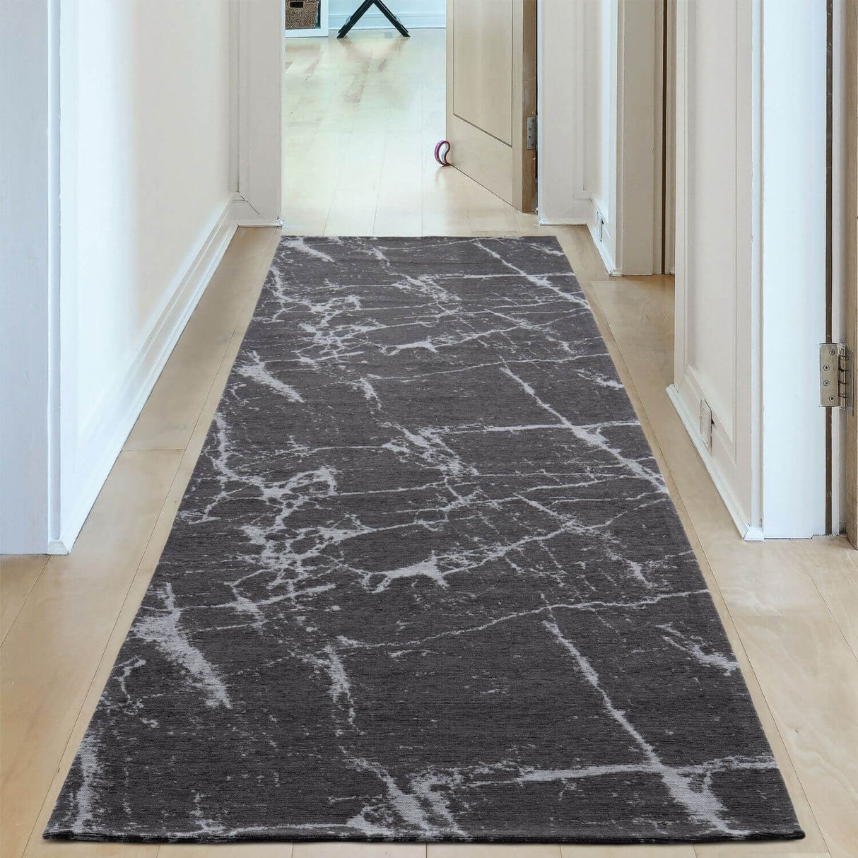 The Rugs Washable Rug Carina Dark Grey 6952D