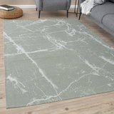 Washable Rug Carina Green 6954 by The Rugs