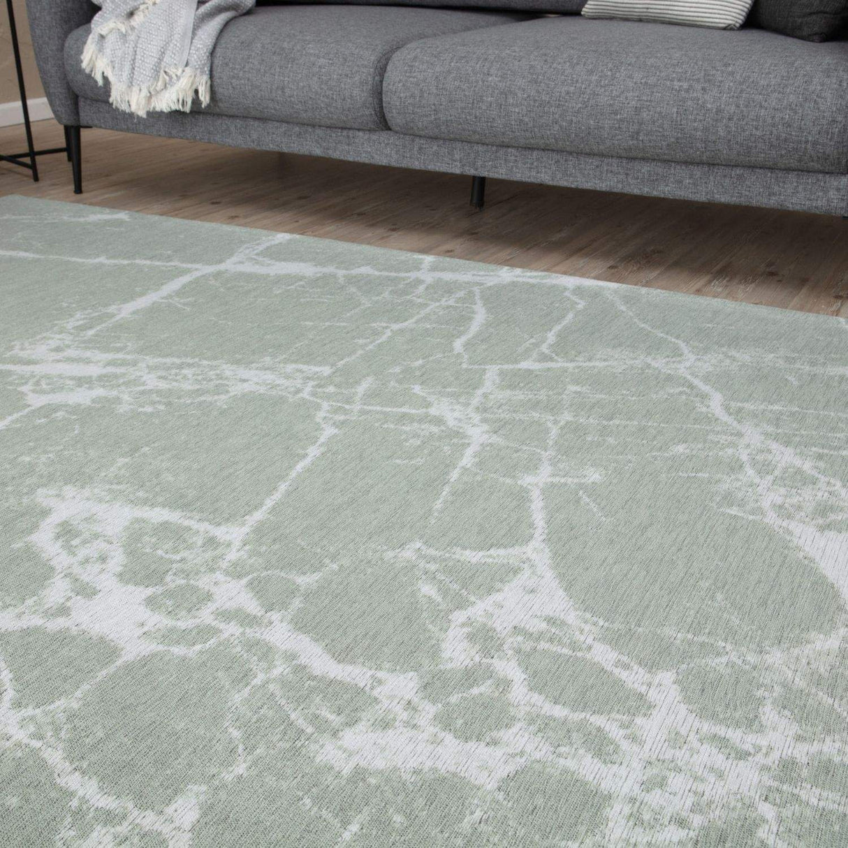 Washable Rug Carina Green 6954 by The Rugs