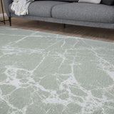 Washable Rug Carina Green 6954 by The Rugs