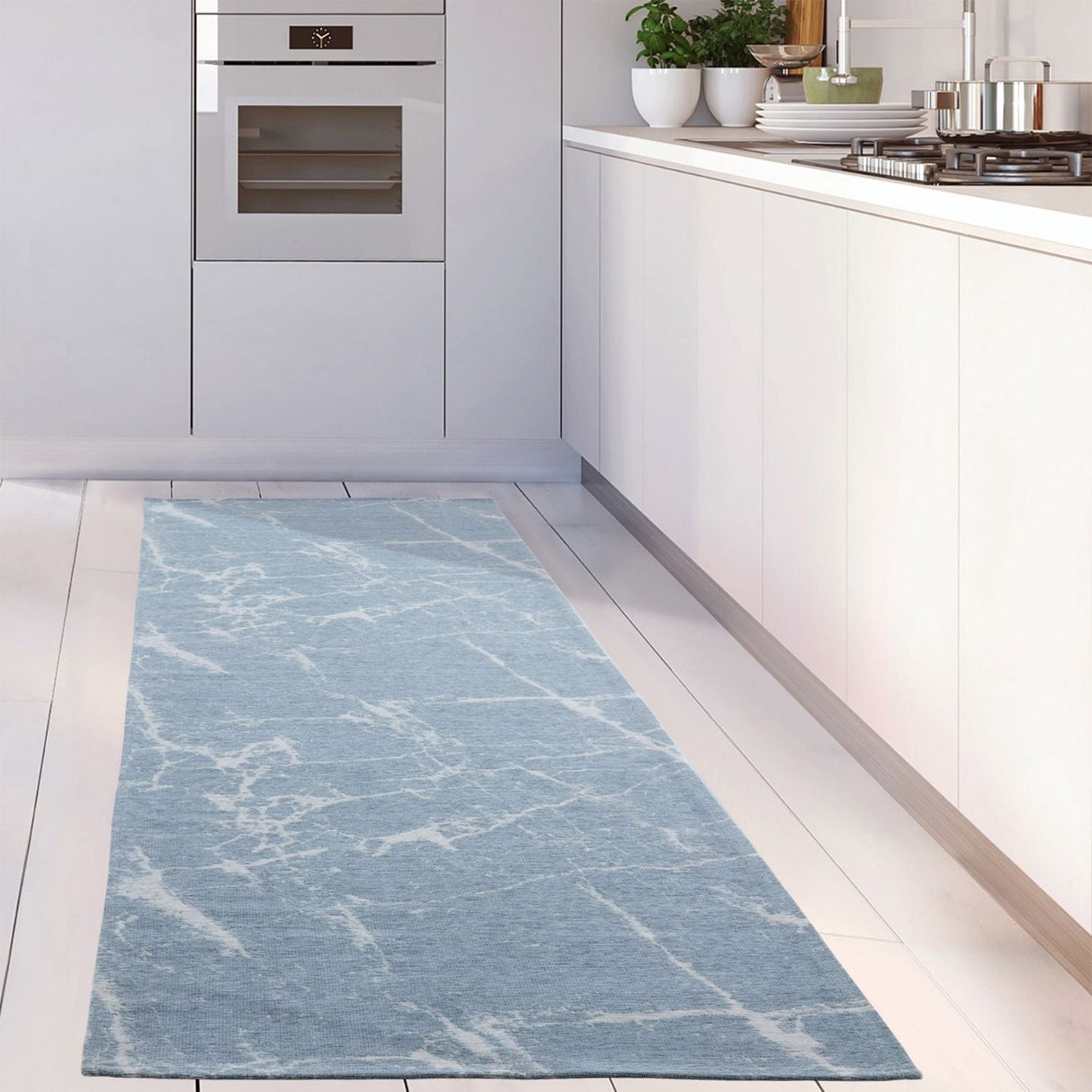 The Rugs Washable Rug Carina Blue | 6955