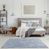 The Rugs Washable Rug Carina Blue | 6955