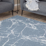 The Rugs Washable Rug Carina Blue | 6955
