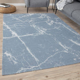 The Rugs Washable Rug Carina Blue | 6955