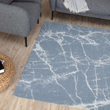The Rugs Washable Rug Carina Blue | 6955