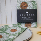 Lou-bees Sunflower Beeswax Wrap - 12 Inch