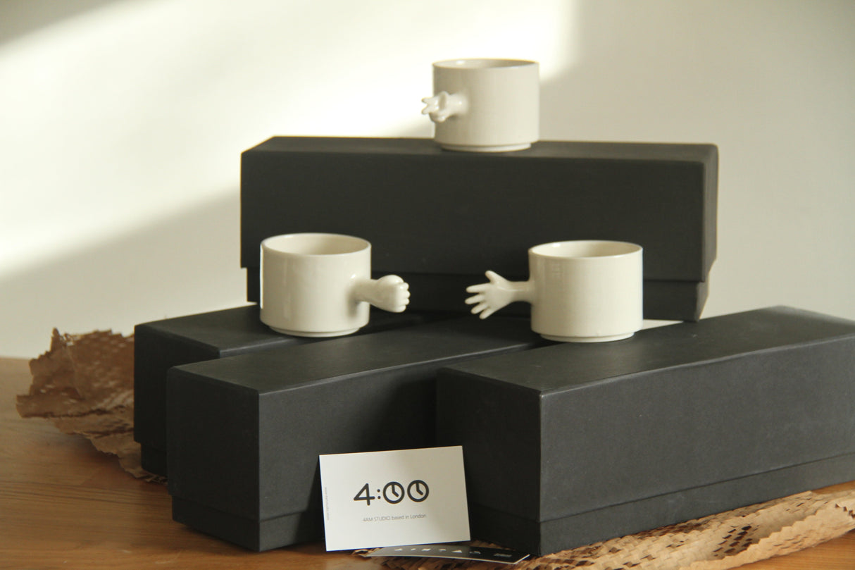 4AM Studio Gestures Cups Rock Paper Scissors Set - 110ml
