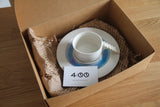 4AM Studio Castle Coffee Set Blue Glass Moat