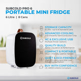 Subcold Pro Mini Fridge - 6L