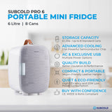 Subcold Pro Mini Fridge - 6L