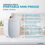 Subcold Pro Mini Fridge - 6L
