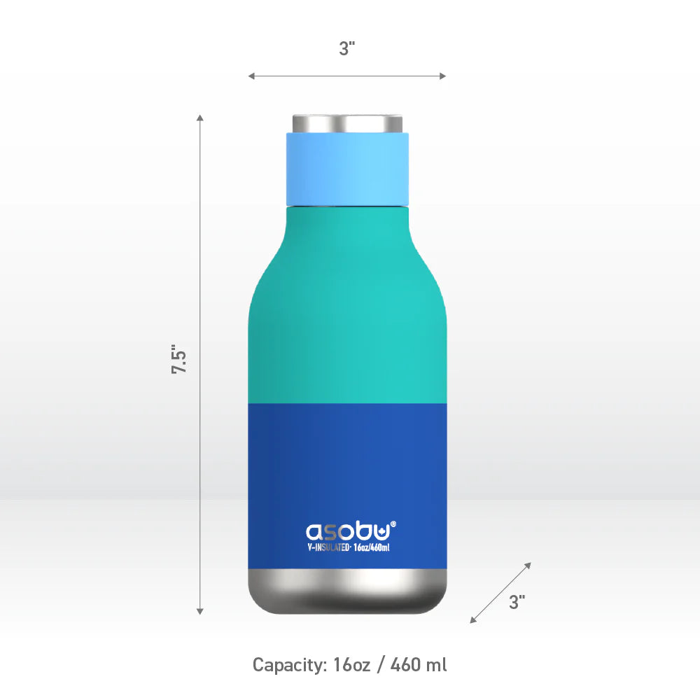 Asobu Urban Bottle, 460 ml, Pastel Blue