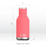 Asobu Urban Bottle, 460 ml, Peach
