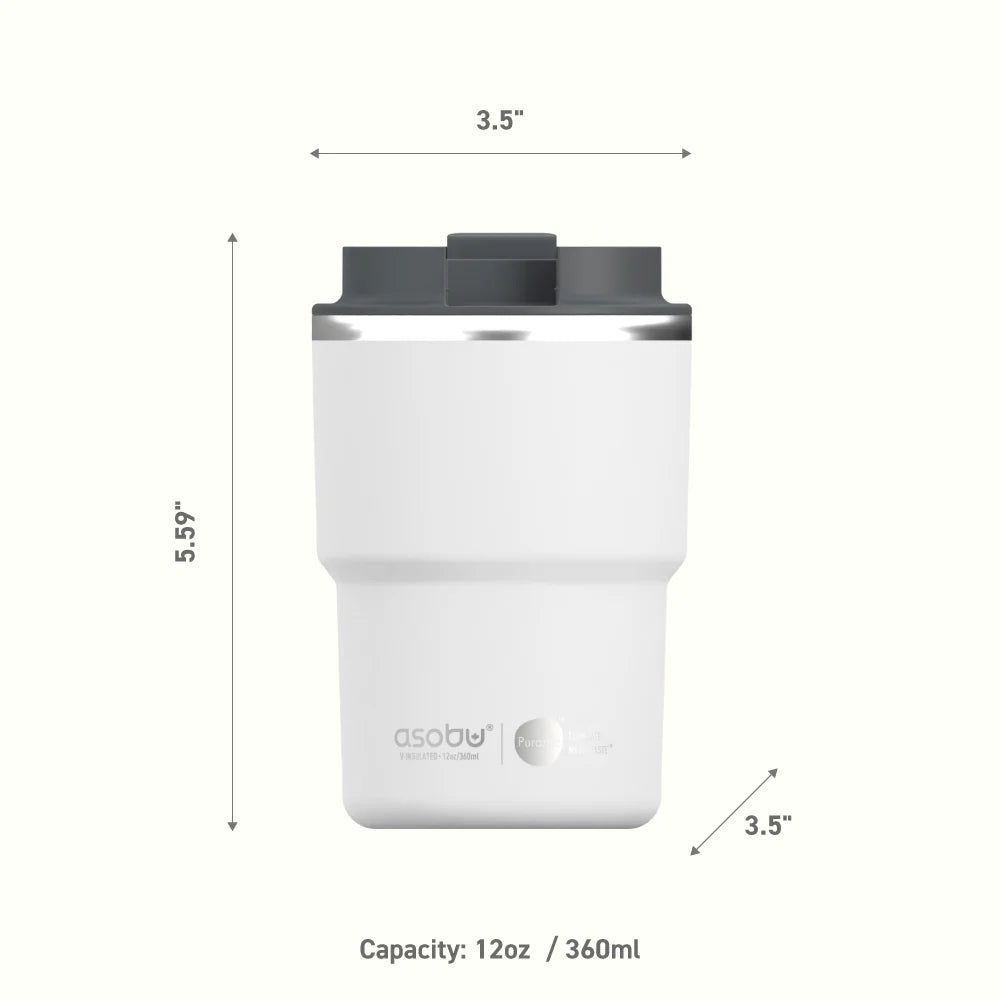 Asobu Coffee Express Tumbler, 360 ml, White