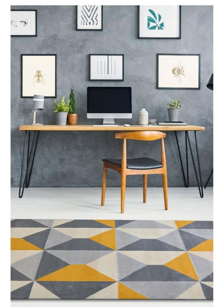 Creation Abstract Rug 18241 – Geometric Low-Pile Rug | The Rugs