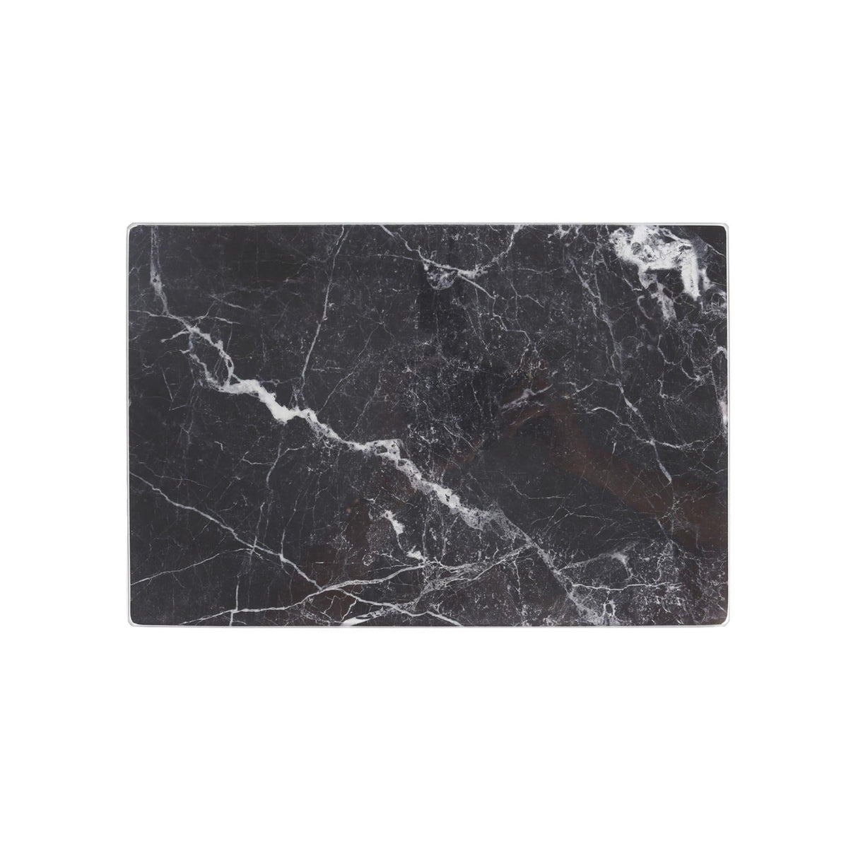 Rinkit Rectangle Glass Chopping Board Marble - 30cm x 20cm