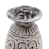 HatiNest Swirls Shaped Dry Flowers Vase - Cream