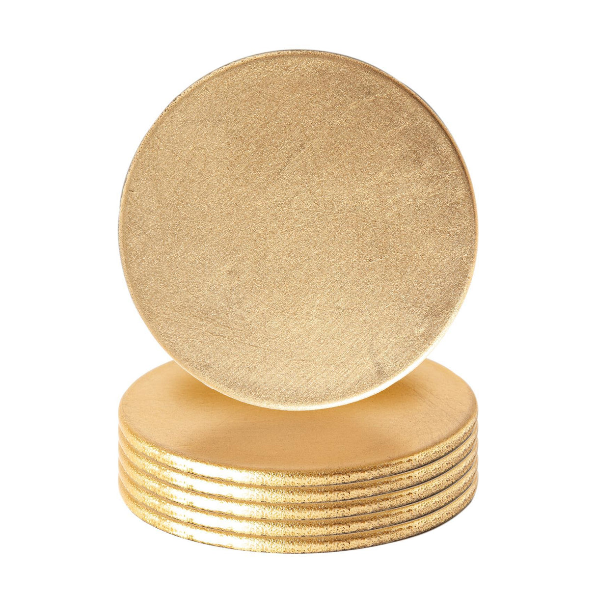 Rinkit Metallic Melamine Coasters - Pack of Six