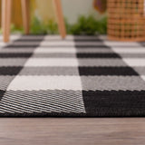 Ecology Outdoor Rug Black 700BL | Weather‑Resistant Patio Rug