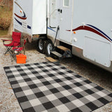 Ecology Outdoor Rug Black 700BL | Weather‑Resistant Patio Rug