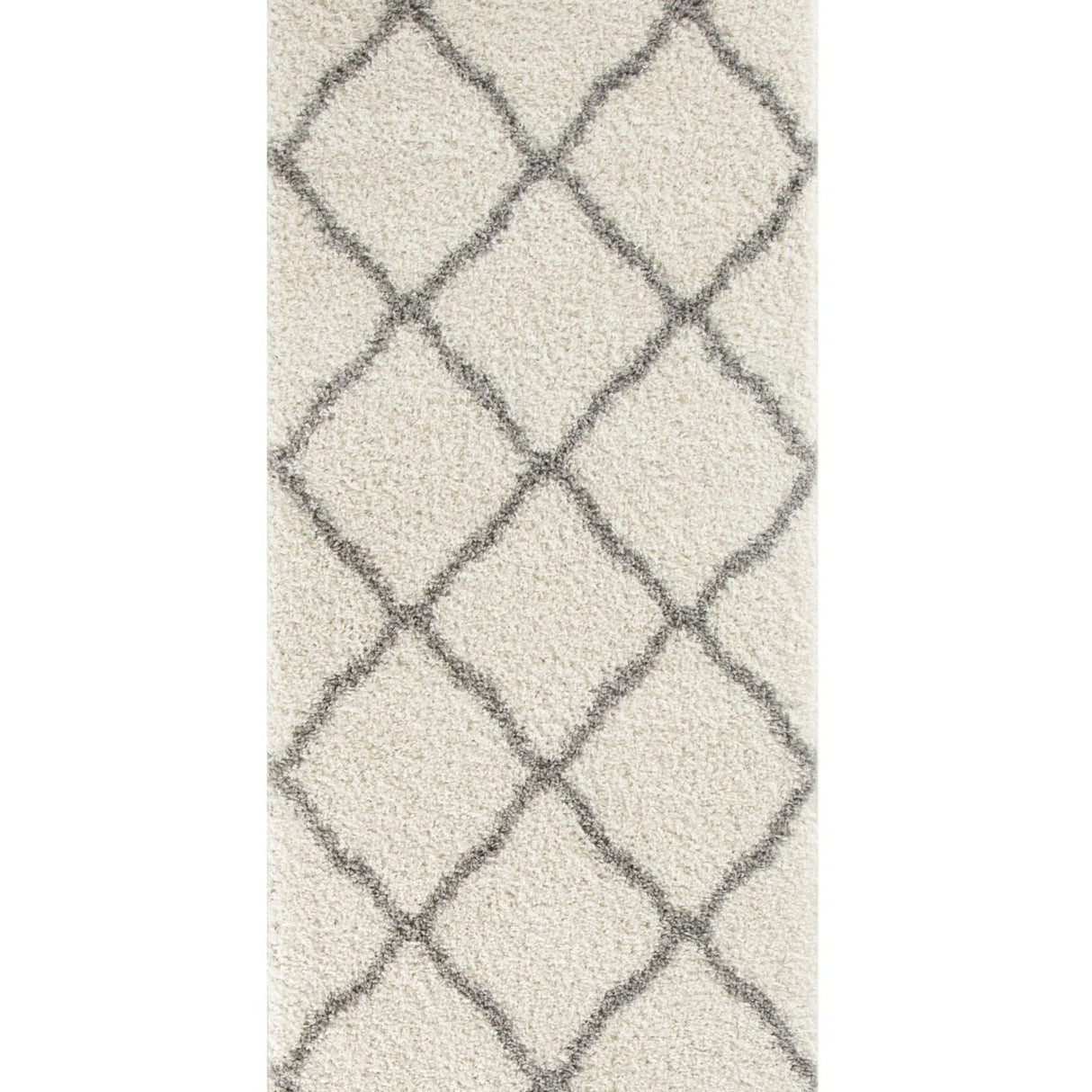 Moroccan Ivory Shaggy Rug 700 | The Rugs