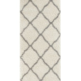 Moroccan Ivory Shaggy Rug 700 | The Rugs