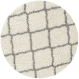 Moroccan Ivory Shaggy Rug 700 | The Rugs