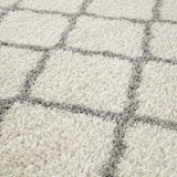 Moroccan Ivory Shaggy Rug 700 | The Rugs